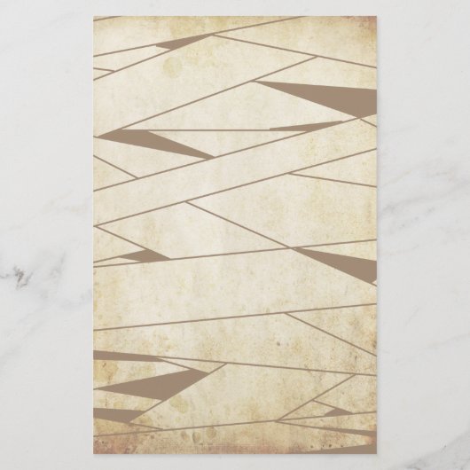 Vintage Mummy | Halloween Baby Dusche Wünsche (Rückseite)