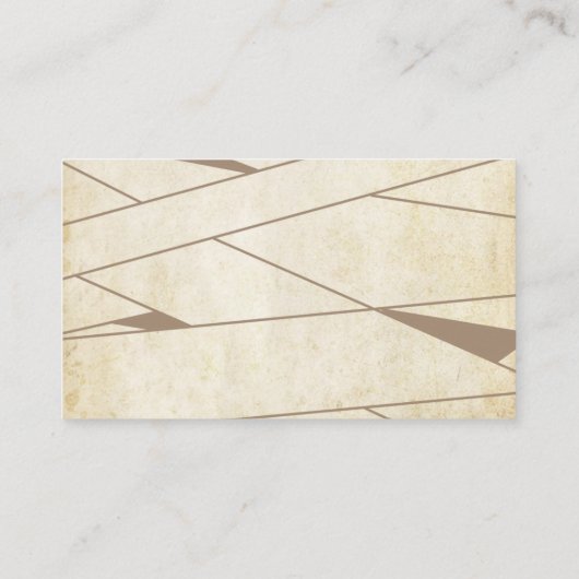 Vintage Mummy | Halloween Baby Showbook Begleitkarte (Rückseite)