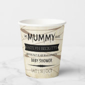 Vintage Mummy | Halloween-Kinderdusche Pappbecher (Vorderseite)
