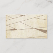 Vintage Mummy | Halloween-Kinderduschmaschine Begleitkarte (Rückseite)