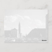 Vintage Münchner Ludwigstraße Postkarte (Rückseite)
