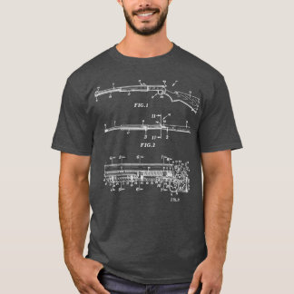 Vintage-Mündungslader BlueRifle-Jagdwaffe T-Shirt