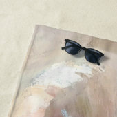 Vintage Muschelmalerei, Minimalistische Kunst, neu Strandtuch (Beispiel)