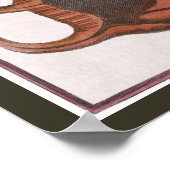 Vintage Muscheln, Meereslebewesen Muscheln Poster (Ecke)