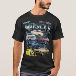 Vintage Muscle Bootleg Style American T-Shirt