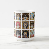 Vintage Museumsmauer, Unglaublich witzig Portraits Kaffeetasse (Mittel)