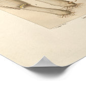 Vintage Mushroom-Druck Poster (Ecke)