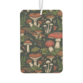 Vintage Mushroom Forest Botanical Autolufterfrischer (Rückseite)