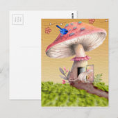 Vintage Mushroom Maus House Grußkarte Postkarte (Vorne/Hinten)