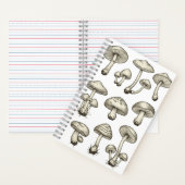 Vintage Mushrooms Notebook Notizblock (Innen)