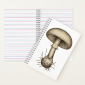 Vintage Mushrooms Notebook Notizblock (Innen)