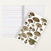 Vintage Mushrooms Notebook Notizblock (Innen)