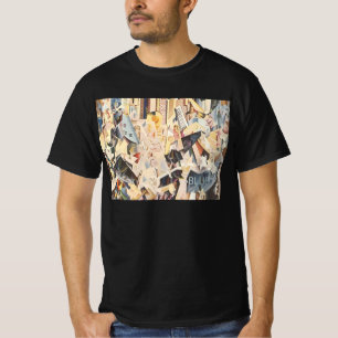 Vintage-Musik, Art Deco Jazz, Rhapsodie in Blau T-Shirt