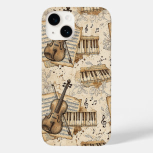 Vintage Musik Case-Mate iPhone 14 Hülle