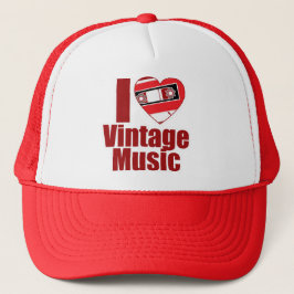 Vintage Musik Cooler Spaß Song Slogan Truckerkappe
