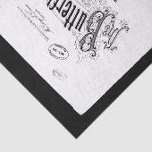 Vintage Musik Der Schmetterling Seidenpapier (Ausschnitt)