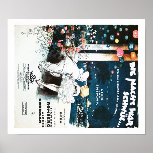 Vintage Musik Die Krieg Schwul... Poster (Vorne)