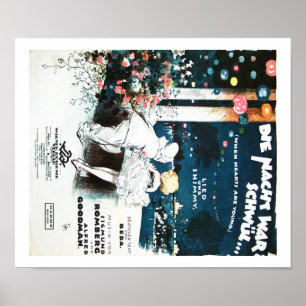 Vintage Musik die Nacht Krieg Schwul… Poster