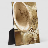 Vintage Musik Fotoplatte (Seite)