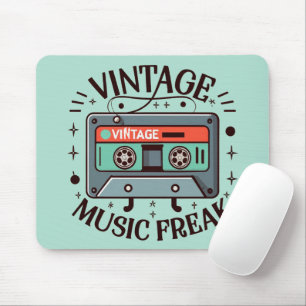 Vintage-Musik-Freak Mousepad