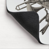 Vintage Musik ist Universelle Sprache Musikalisch Mousepad (Ecke)