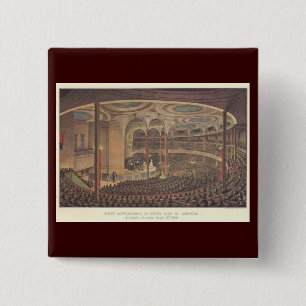 Vintage-Musik, Jenny Lind, schwedische Opernsänger Button