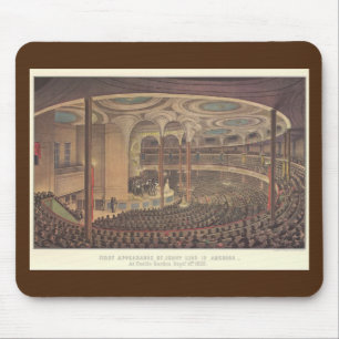 Vintage Musik, Jenny Lind, schwedische Opernsänger Mousepad