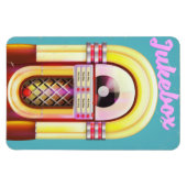 Vintage Musik Jukebox Magnet (Horizontal)