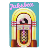 Vintage Musik Jukebox Magnet (Vertikal)