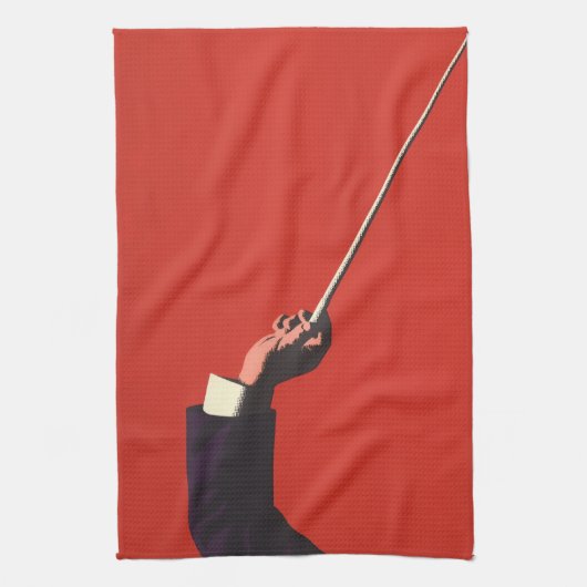 Vintage Musik, Kanonenhefte Geschirrtuch (Vertikal)