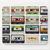 Vintage-Musik-Kassetten Mousepad (Vorne)