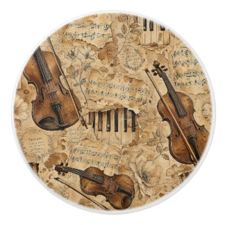 Vintage Musik Keramikknauf