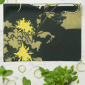 Vintage Musik, Miss Traumerei Piano, Reed Geschirrtuch (Gefaltet)