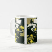 Vintage Musik, Miss Traumerei Piano, Reed Kaffeetasse (Vorderseite Links)