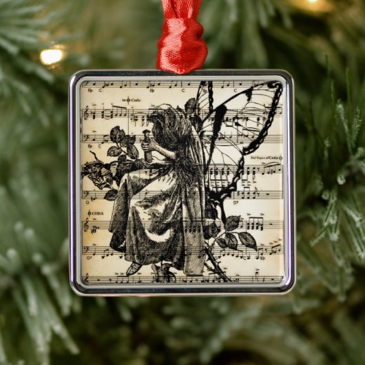 Vintage Musik Ornament Aus Metall (Baum)