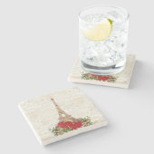 Vintage Musik Paris Untersetzer (Seitenansicht)