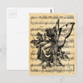 Vintage Musik Postkarte (Vorne/Hinten)