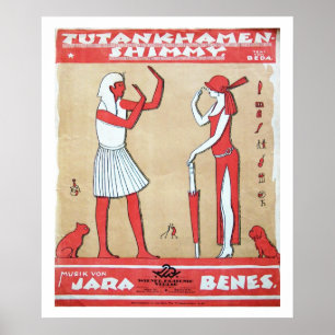 Vintage Musik - Tutankhamen Shimmy Print Poster