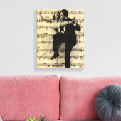 Vintage Musik und Tanz Leinwanddruck (Insitu (Wohnzimmer))
