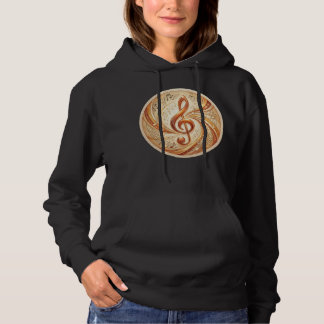 Vintage-Musik-Violin-Schlüssel-Hoodie - Künstleris Hoodie