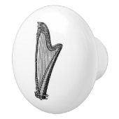 Vintage musikalische Kunst des Keramikknauf (Rechts)