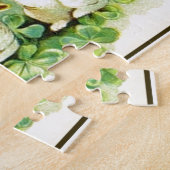 Vintage musikalische Osterhasen Puzzle (Seite)