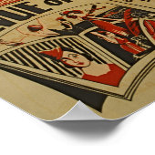 Vintage musikalische Werbung Poster (Ecke)