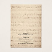 Vintage Musikaljuwelen mit Nekklasseanzeige (Rückseite)