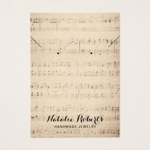 Vintage Musikaljuwelen mit Nekklasseanzeige