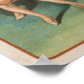 Vintage Musiker und Broker Poster (Ecke)