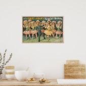 Vintage Musiker und Broker Poster (Küche)