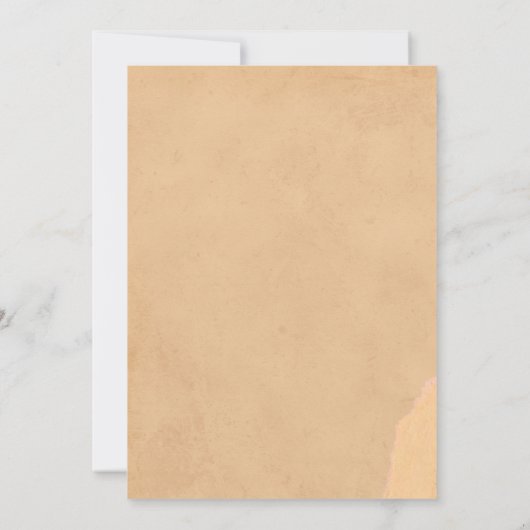 Vintage MusikErwägung Einladung (Rückseite)