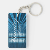 Vintage Musikfestivals Schlüsselanhänger (Rückseite)