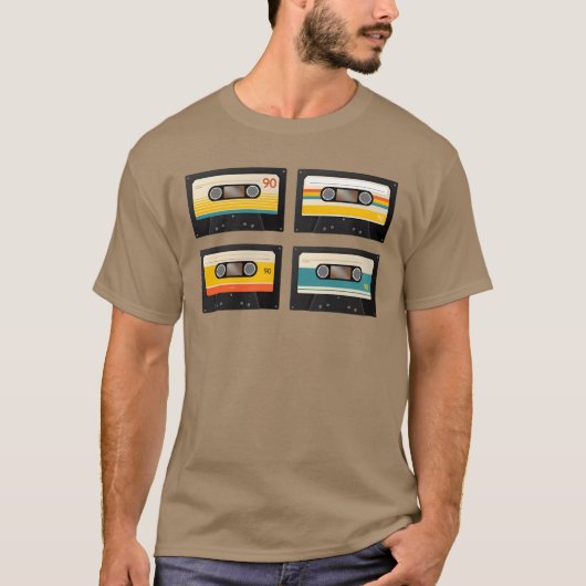 Vintage Musikkassette T-Shirt (Vorderseite)